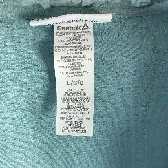 Reebok Womens Large Super Soft Gravity Medium Weight Camo Sherpa Jacket Grey - Picture 6 of 8